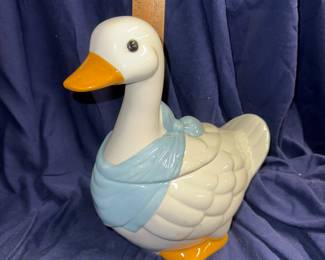 Goose with Scarf Cookie Jar $10.00