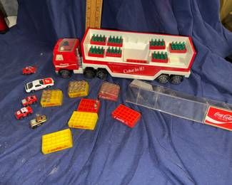 Coca Cola Truck with Extras $18.00