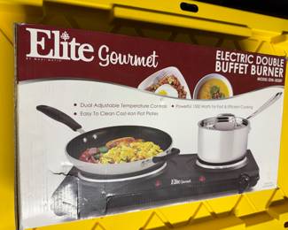 Elite Gourmet Electric Double Burner $12.00