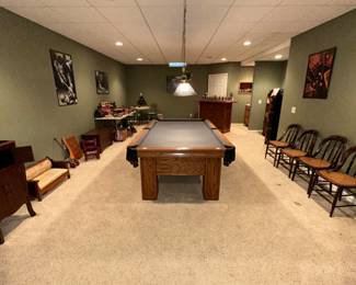 Everything for sale in this room except the pool table :)