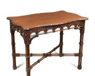 Chippendale center table