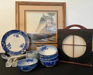 KO307Lantern, Art And Dishes