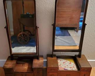 KO132VAntique Vanity Mirrors With Drawers