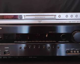 KO241Onkyo TXSR607 receiver  JVC DVD Player
