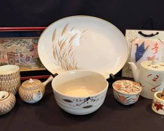 KO150Vintage Kutani Ware And More 