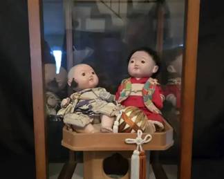 KO211Vintage Japanese Ichimatsu Dolls