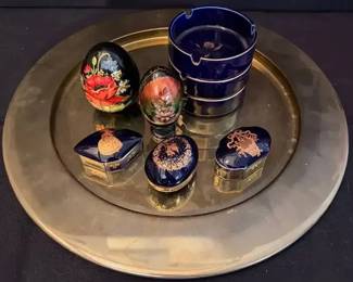 KO221Limoges Pill Boxes And More 