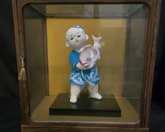 KO236Japanese Hakata doll in case