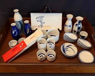 KO254Assorted Sake And Sushi Accessories 