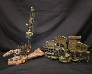 KO208Metal seashore dock art