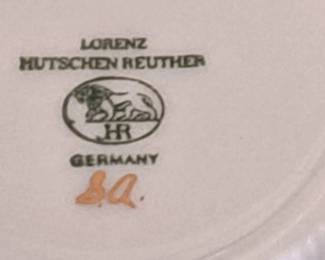  Hand Painted 
Setting of 8
Lots of extra serving Settings