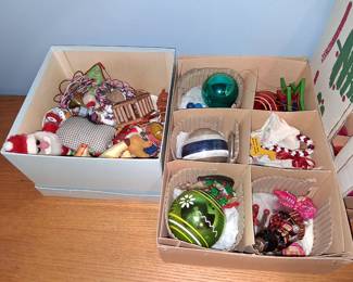 Shiny Bright Christmas ornaments