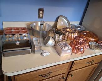 Copper Jello Molds