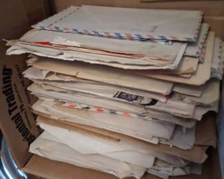 World War II letters back home from Soldier to parents