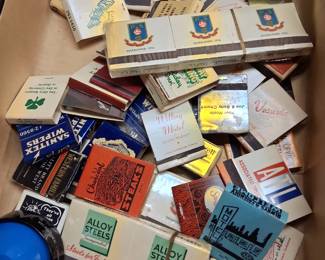 Cool vintage box of cigarette cigar matches