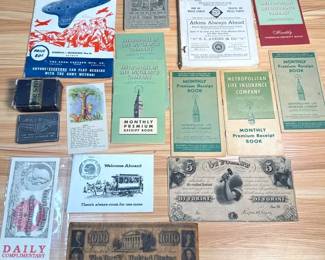 Hungarian Bank Note Other Random Ephemera