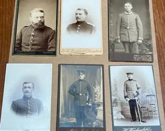 German Military Carte de Visite Collection