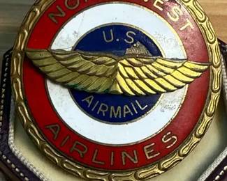 Northwest Airlines US Airmail Hat Badge