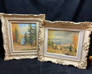 M. F. Kousal Original Oil Paintings