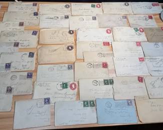 Stamped Envelopes Early 1900s