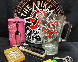 Pike Place Beer Tray, Coors Pitcher And More