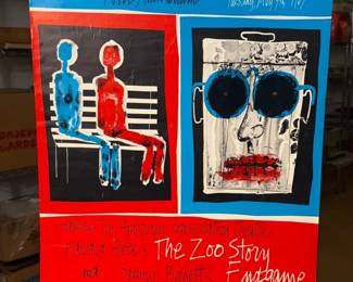 1967 Theatre of the Absurd The Zoo StoryEndgame Poster