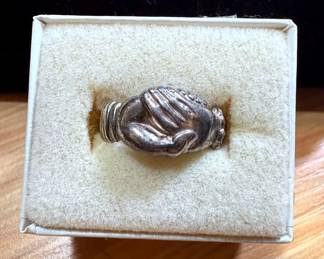 English Sterling Friendship Ring
