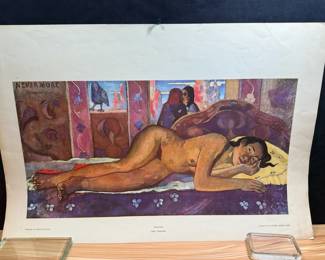 Louvre Museum Gaugin Nevermore Poster