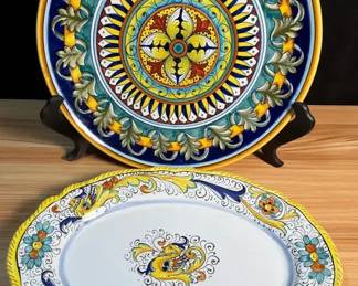 Umberto Italy Hand Painted Plate Other