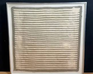 1969 Allan McCollum Signed Bleach Painting