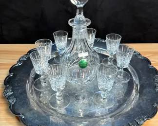 Scottish Crystal Decanter Cordials