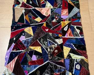 Crazy Quilt Lap Quilt