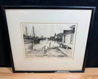 Jump by Redmond Stephens Wright Etching