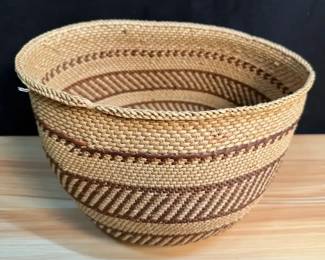 Pacific Northwest Tribe Woven Basket