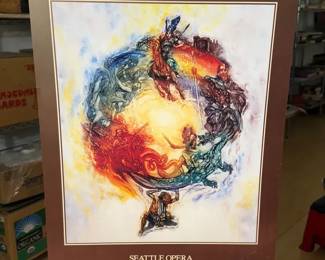 1984 Pacific Northwest Wagner Festival production of Der Ring des Nibelungen Poster