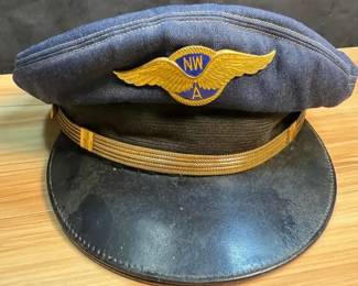 Circa 1950s Northwest Airlines Pilots Cap Badge