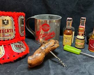 Tecate Can Novelty Hat, Rainier Beer Mug And More