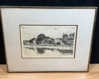 The Chimneys, Portsmouth 1915 By Childe Hassam