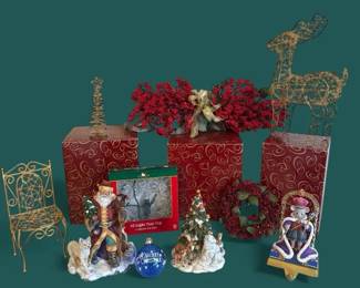 Christmas Music Box Collection with Decor Accents