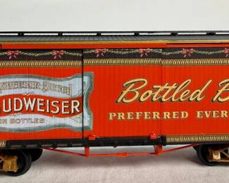 Hawthorne Village Budweiser Bottled Beer Preferred Everywhere Box Car with COA  Box