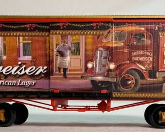 Hawthorne Village Budweiser Vintage St. Louis Box Car with COA  Box