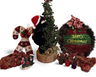 Festive Christmas Bear  Decor Collection