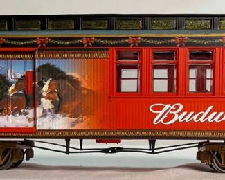 Hawthorne Village Budweiser Clydesdales Free Spirit Combine Car with COA  Box