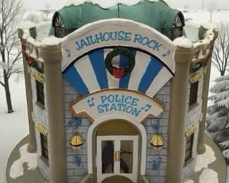 Hawthorne Village Elvis Presley Jailhouse Rock Police Station  New in Original Unopened Styrofoam