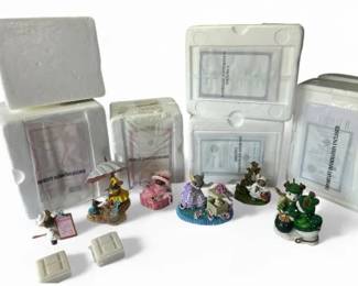 Charming Tails Hamilton Collection Figurines  Limited Editions with Boxes and COAs