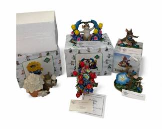 Charming Tails  Flower Power, 1 Signed And 1 Unopened