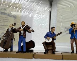 Hawthorne Village Ridin the Rails Lot with 4Piece Band and 3 FactorySealed Accessories