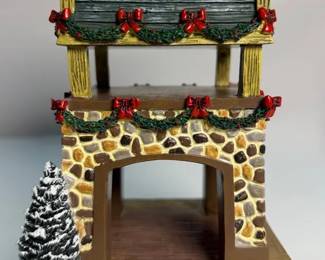 Hawthorne Village Clock Tower from the Train Station Railroad Accessory Village with Original Styr