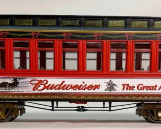 Hawthorne Village Budweiser Great American Lager Coach Car with COA  Box