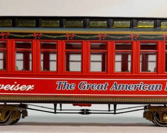 Hawthorne Village Budweiser Passenger Car with COA  Box